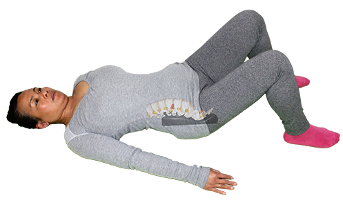 sacro aligner position lying